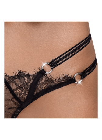 String ouvert en dentelle avec strass - Cottelli